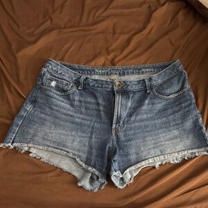Natural Reflections Dark Blue Jean Shorts